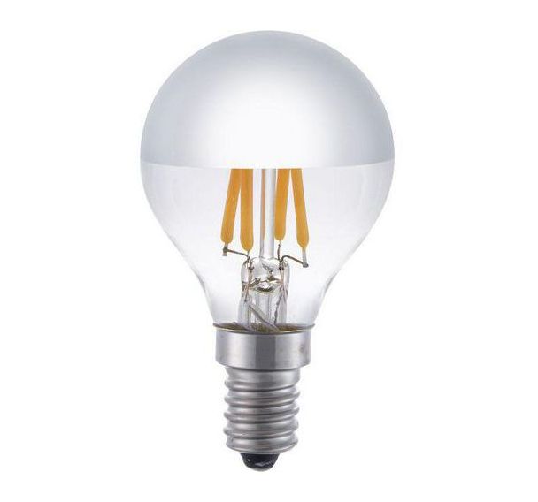 Ampoule sphérique à tête miroir LED G45 E14 et E27 4W dimmable - SPL