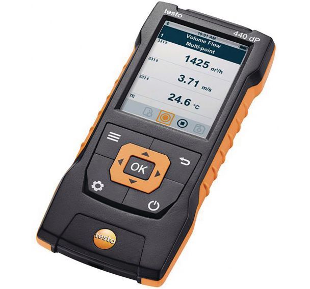 Anémomètre multifonctions avec capteur de pression - Testo 440 dP