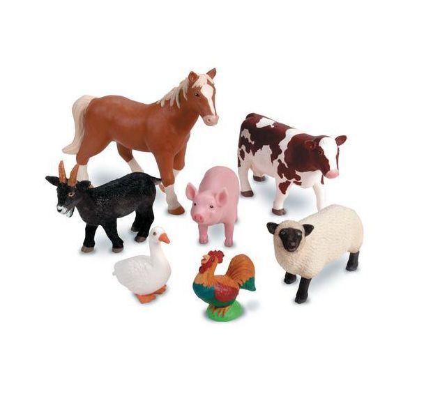 Animaux de la ferme géants