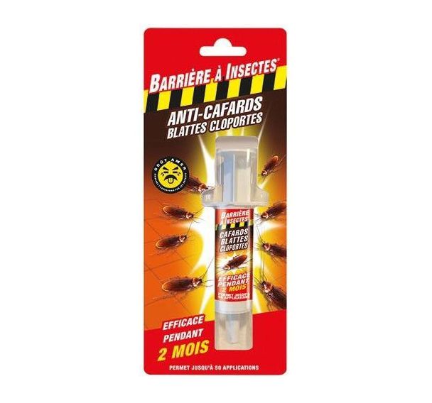Anti-cafards cloportes en seringue - 10g