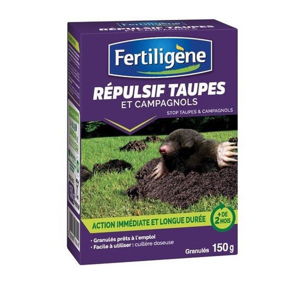 Anti taupes et campagnols granulé prêt à l'emploi - 150g