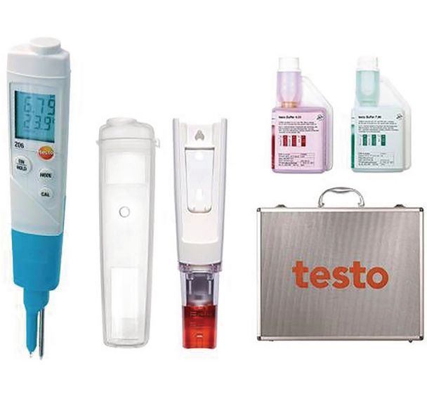 Appareil de mesure du pH et de la température Testo 206-pH 2 - Testo