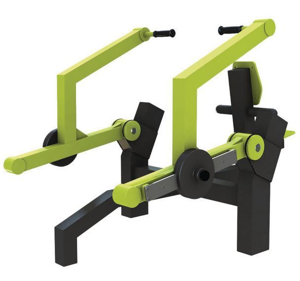 Appareil de musculation Standing Lest Row Machine - 3 réglages de poids - Freetness