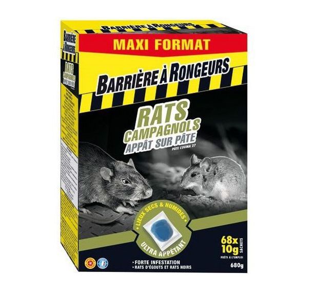 Appât rats campagnols - 680g