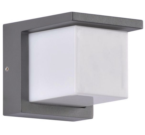 Applique Rockfeller base carrée anthracite