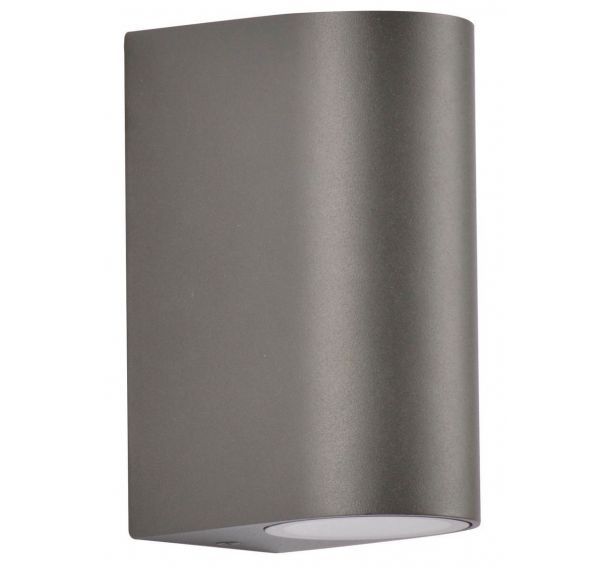 Applique William 2 lumières ip44 en fonte d'aluminium