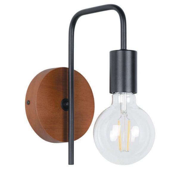 Applique bois foncé BERKLEY H25 cm chêne Corep