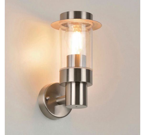 Applique en acier diffuseur en plastique transparent alu brossé