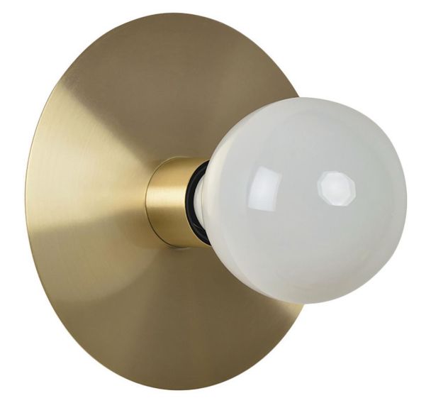 Applique métal GLADYS Ø18 cm laiton doré Corep