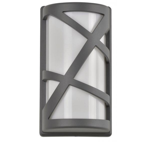 Applique rectangulaire en aluminium diffuseur en plastique opale Corep