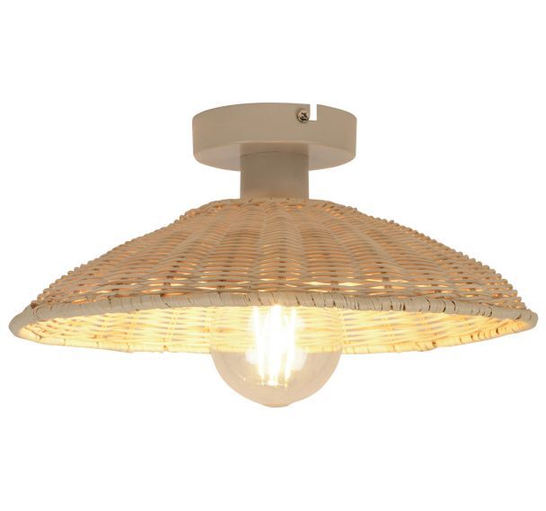 Applique rotin CALANQUES Ø31,50 cm naturel Corep