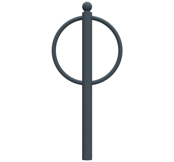 Appui vélos Cyclo Opus tête boule - anthracite mat 7016-Rossignol Pro