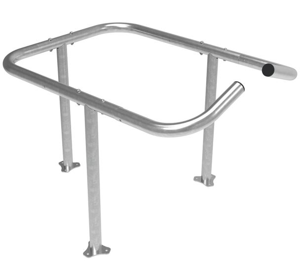 Arceau bloque conteneur 2 roues 80l à 340 l - acier galvanisé