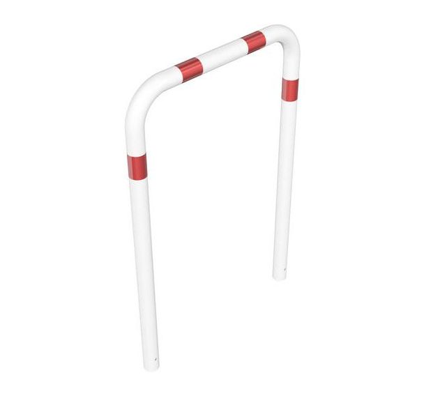 Arceau de dissuasion à bétonner avec bandes réfléchissantes - Schake