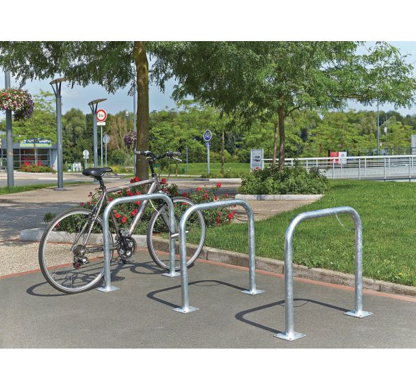 Arceau simple range vélo à platine