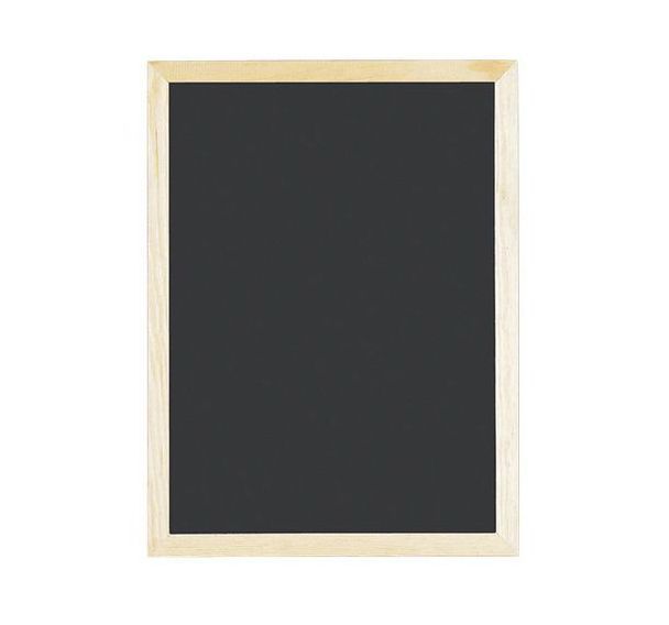 Ardoise noire encadrée H: 70 cm