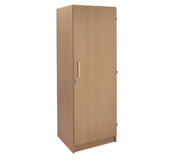 Armoire 1 porte Armel serrure moraillon coloris Hêtre naturel - Manutan Expert