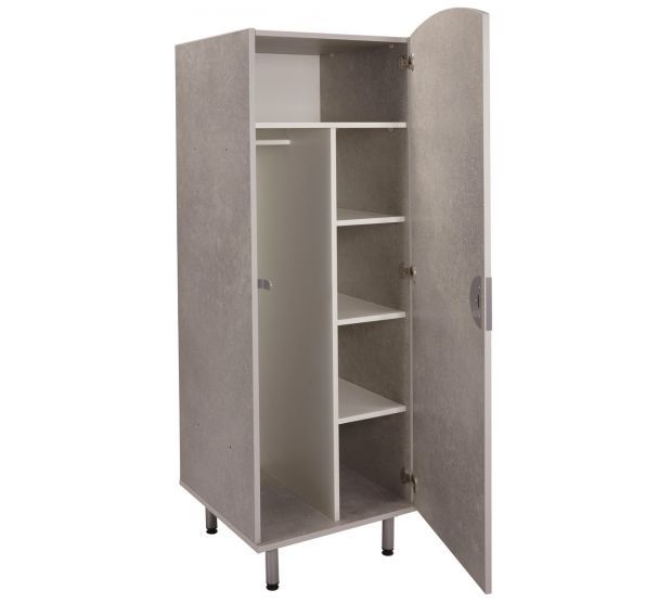 Armoire 1 porte + niche à droite hébergement Alba Rodet