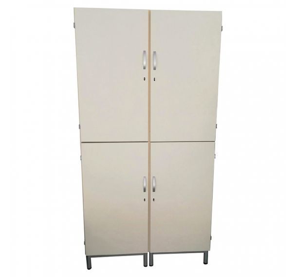 Armoire 2 colonnes 4 modules de rangement Evolution