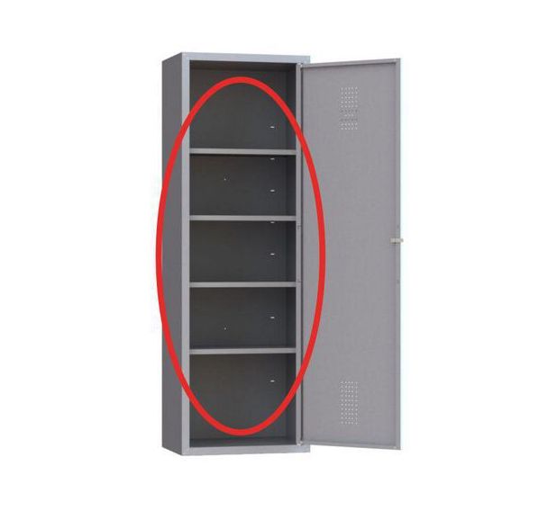 Kit de 3 étagères pour armoire largeur 60 cm - Armet