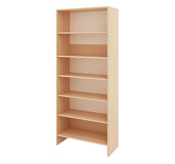 Armoire Basik à étagères 84 x 39 x 200 cm - hêtre