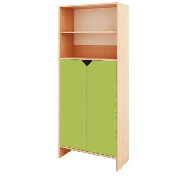 Armoire Basik à portes basses 84 x 39 x 200 cm