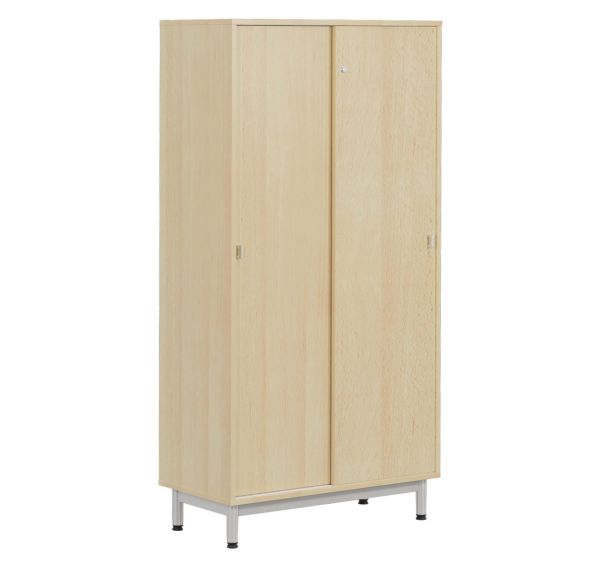 Armoire Bip Bop portes coulissantes 120 cm - hêtre