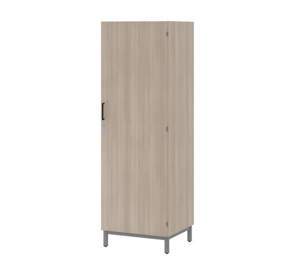 Armoire CHATEL 1 porte 1/2 penderie et 1/2 lingère