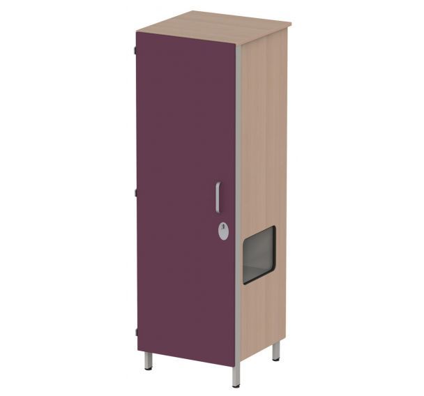 Armoire Cubik 1 porte niche à droite Mobidecor