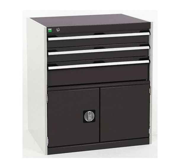 Armoire Cubio SL combinée gris clair / gris anthracite 40028104.19V