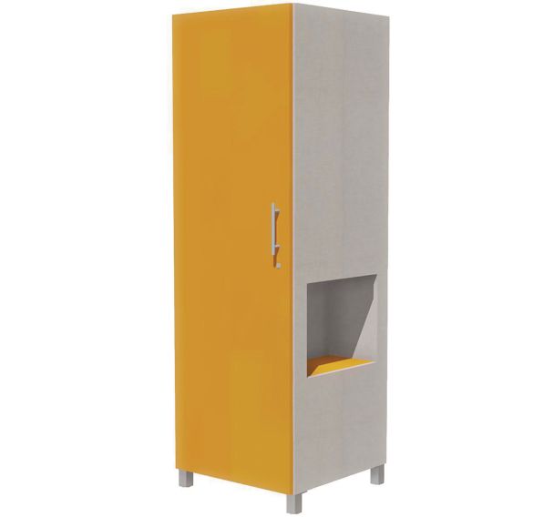 Armoire Identité 1 porte + 1 niche à droite - Manutan Expert