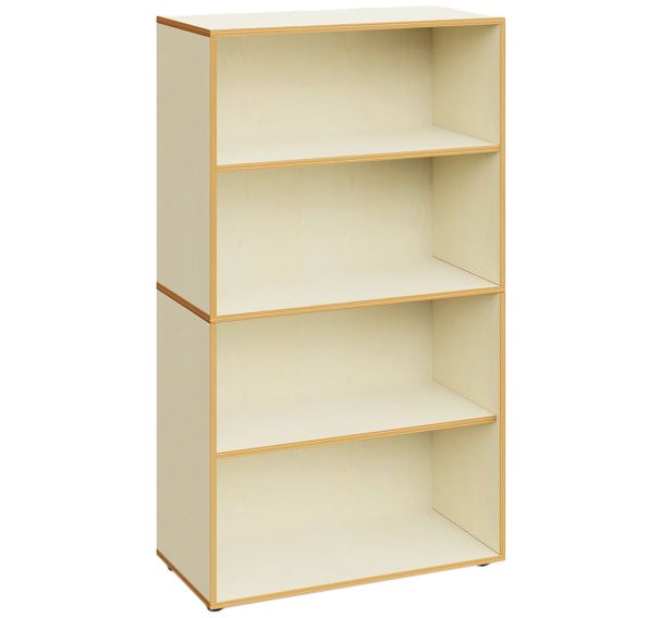 Armoire Mileva quatre espaces intérieurs beige-Mirplay School