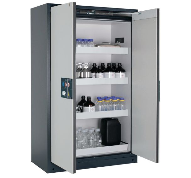 Armoire Q-PEGASUS-90 - Bac et étagère rétention - 1193mm - Asecos