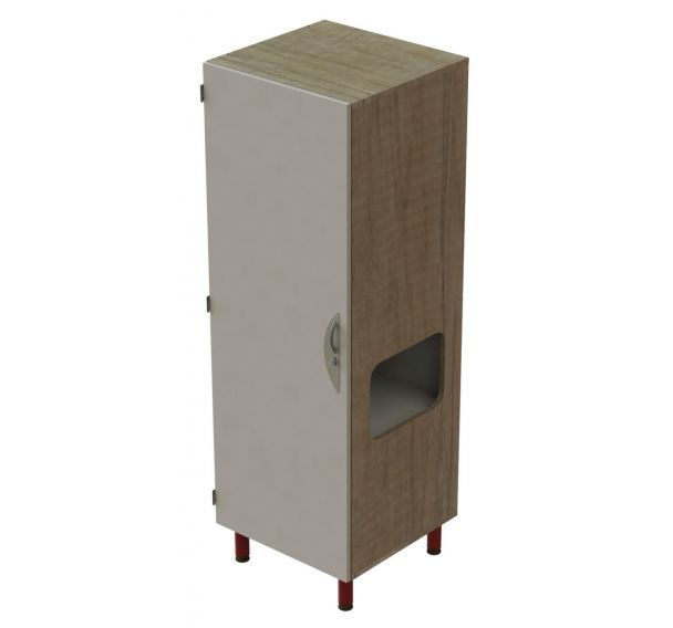 Armoire Quiétub 1 porte niche à droite