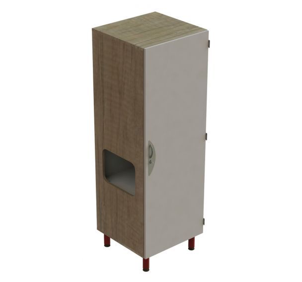 Armoire Quiétub 1 porte niche à gauche