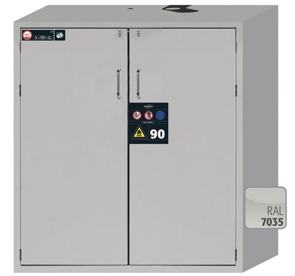 Armoire S-CLASSIC90 - Bac de rétention - 1268x1196mm - Asecos