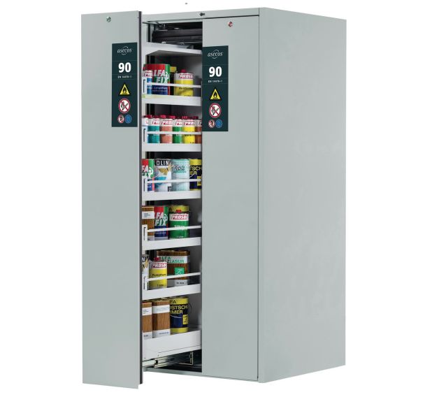 Armoire V-MOVE-90 - Bac et étagère de rétention - 819mm