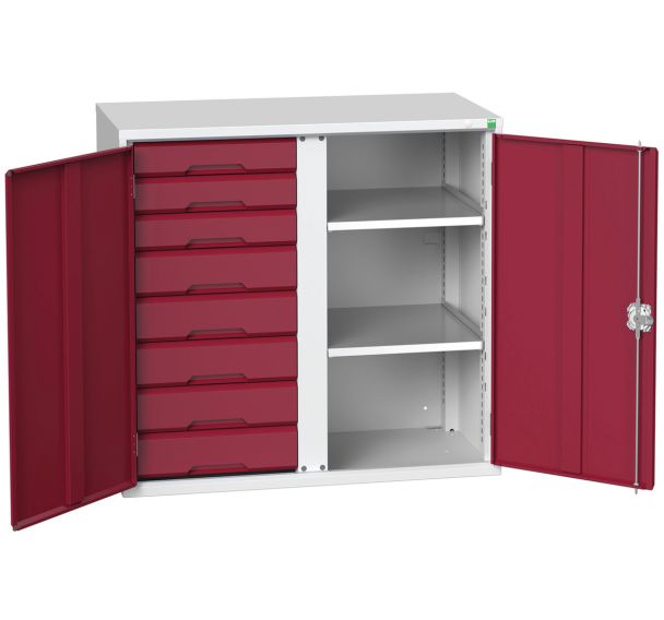 Armoire Verso 8 tiroirs portes pleines - Bott