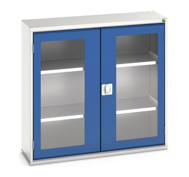 Armoire Verso Portes Transparentes Avec 2 Tablettes 1050x350x1000_Bott