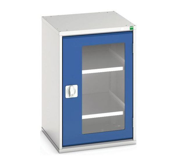 Armoire Verso Portes Transparentes Avec 2 Tablettes 525x550x800 - Bott