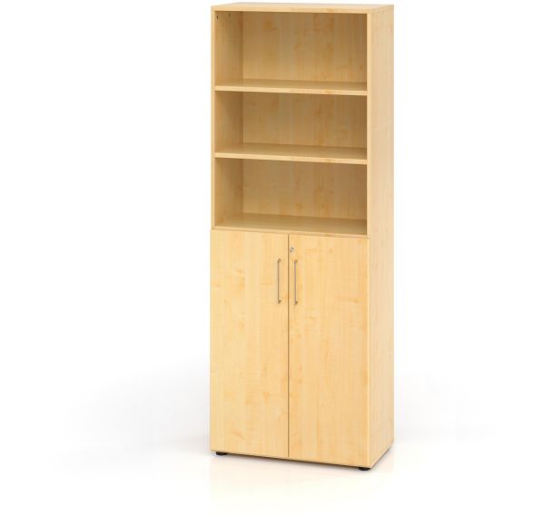 Armoire à 6 niveaux-3 niveaux avec portes-Érable-Érable