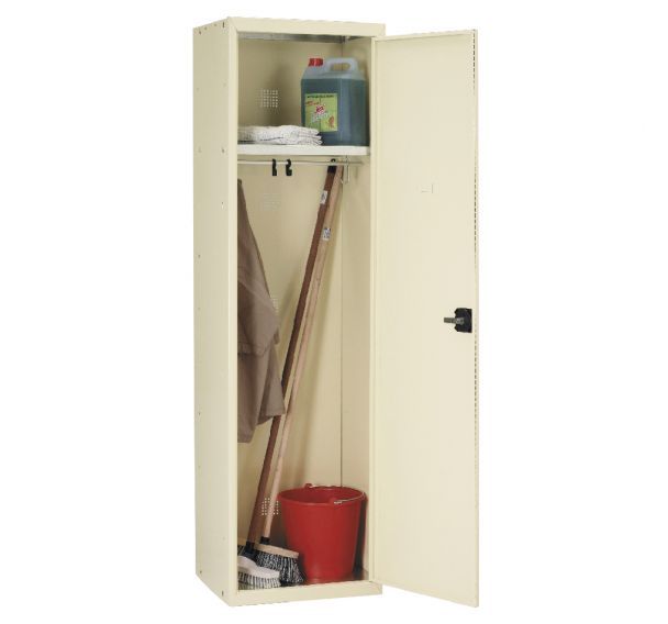 Armoire à balai ivoire