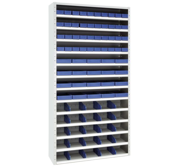 Armoire à compartiments avec bacs amovibles