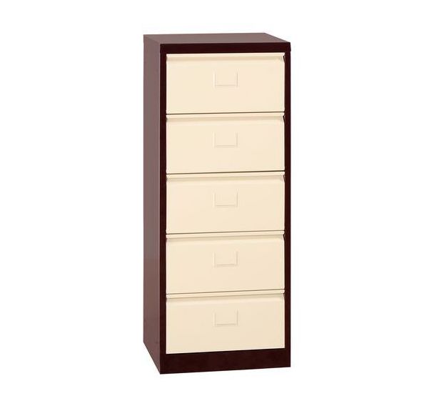 Armoire à dossiers avec rabat - 5 compartiments - Manutan Expert