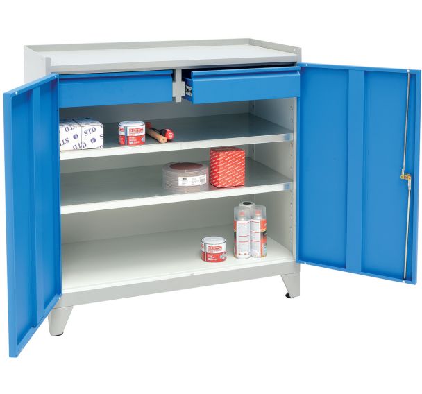 Armoire à outils sur pieds - 2 portes - Manutan Expert