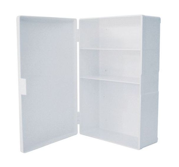 Armoire à pharmacie 1 porte en plastique - blanc