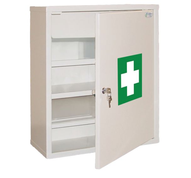 Armoire à pharmacie murale 4 tablettes - Trionyx
