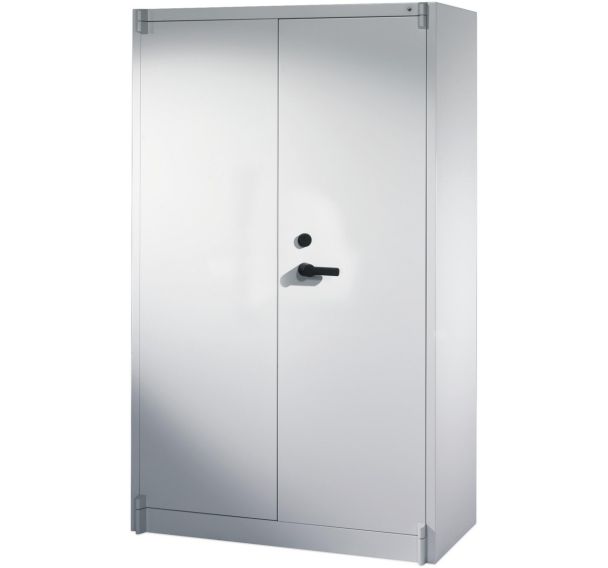 Armoire à portes battantes coupe feu-RAL7035