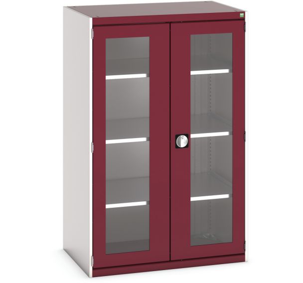 Armoire à portes transparentes Cubio 1050x650x2000mm - Bott