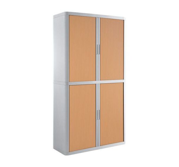 Armoire à rideaux easyoffice H204 cm Hêtre